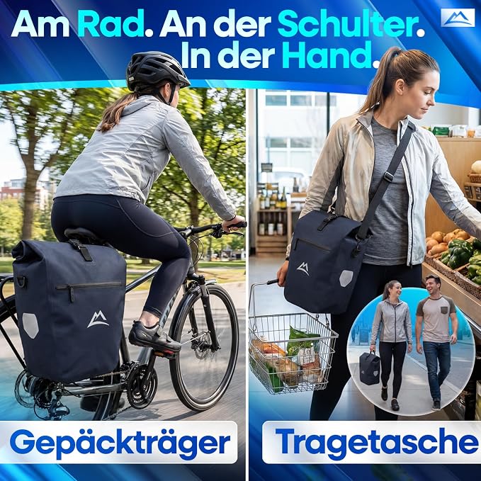 Nextcover Fahrradgepäckträger TPU (Blau)