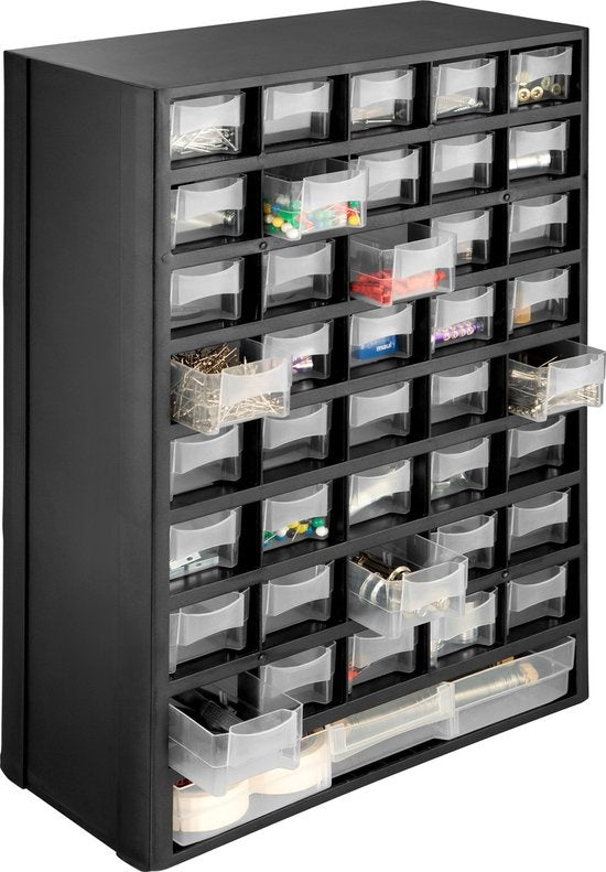 tectake - Sortimentsschrank für Kleinteilelagersystem Schubladenschrank - 402873
