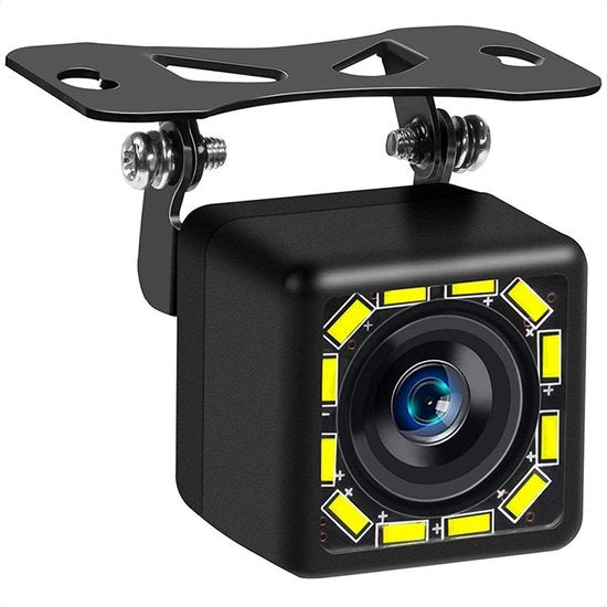 Strex Rückfahrkamera - Universal RCA - 12 LED Nachtsicht - IP68 Wasserdicht - Rückfahrkamera Auto