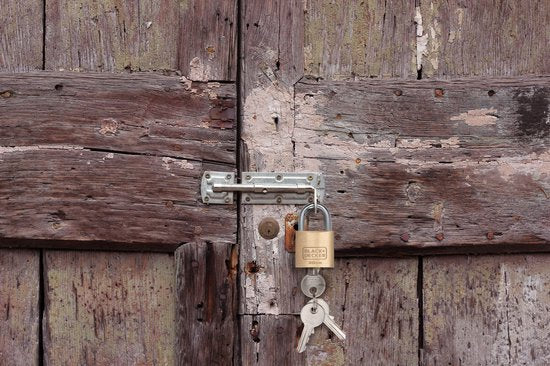 BLACK+DECKER Vorhängeschloss mit Schlüssel - 30mm - Inkl. 3 Schlüssel - Massivmessingschloss