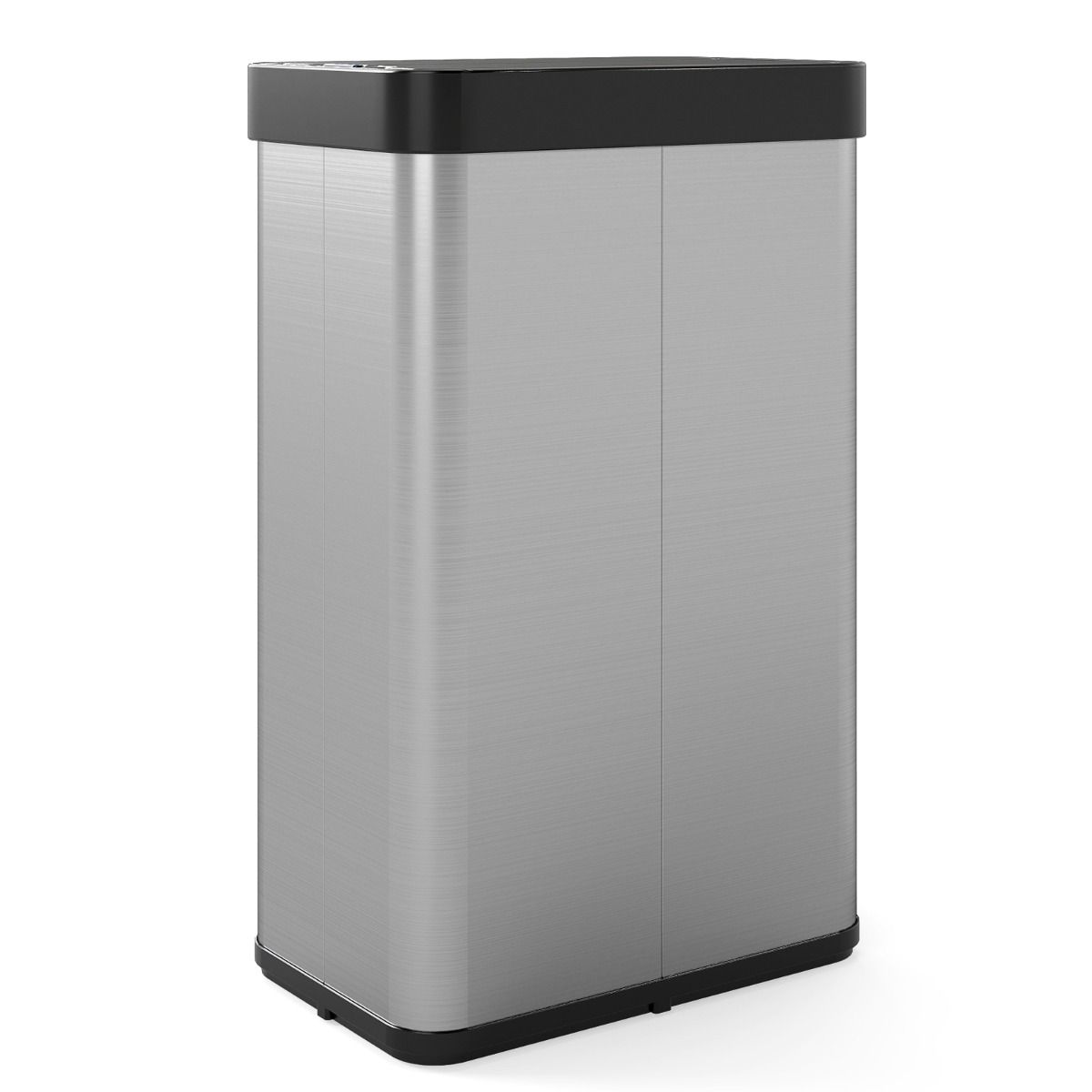 Coast Sensor-Abfalleimer – automatisches Öffnen und Schließen – 60 Liter – schwarz/silber