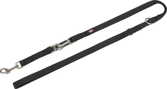 Trixie Hundeleine Premium Einstellbar Schwarz