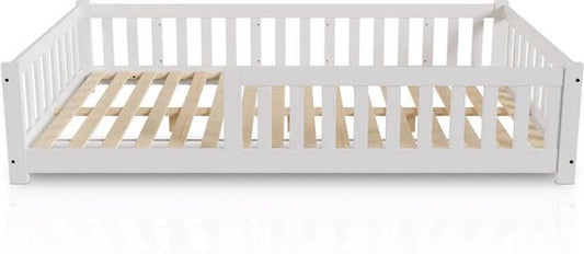 Kinderbett Naya - 120 x 200 cm - Weiß