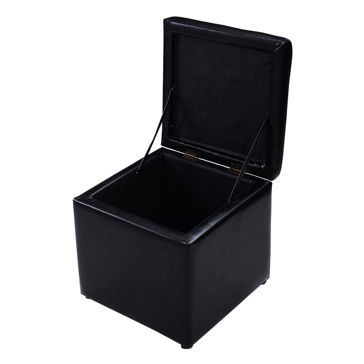 Coast Stuhl Würfel Stuhl Box Hocker auf Aufbewahrungskoffer gepolstert Hocker Leder Brust Hocker braun
