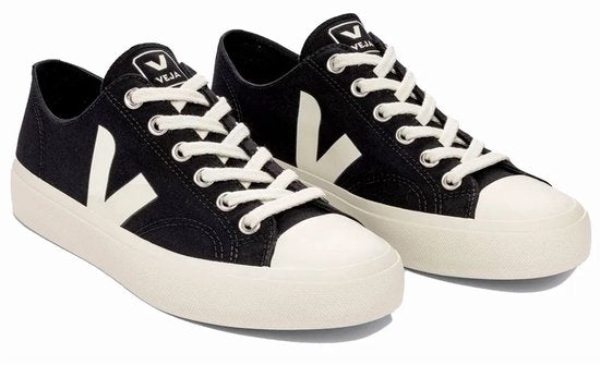 Veja Wata II Low Canvas-Schuhe, schwarz, EU 45, Herren