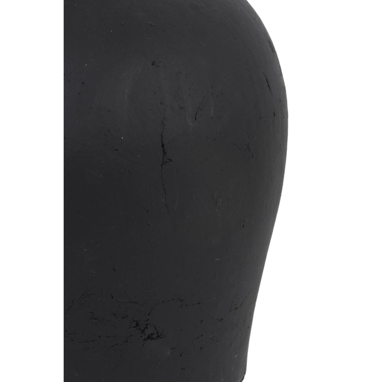 Light & Living Lampenfuß Etna – Ø 30 x 40 cm – Robuster Tischlampenfuß aus feiner Keramik – Mattschwarz – Für E27-Leuchtmittel – Luxuriöser Sockel für Ihre Tischlampe