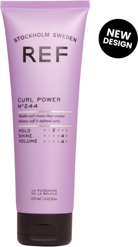REF Stockholm – Curl Power – 125 ml – Lockencreme – Locken – Lockenstyling – Lockenpflegeprodukt – Leave-in – NEUES DESIGN!