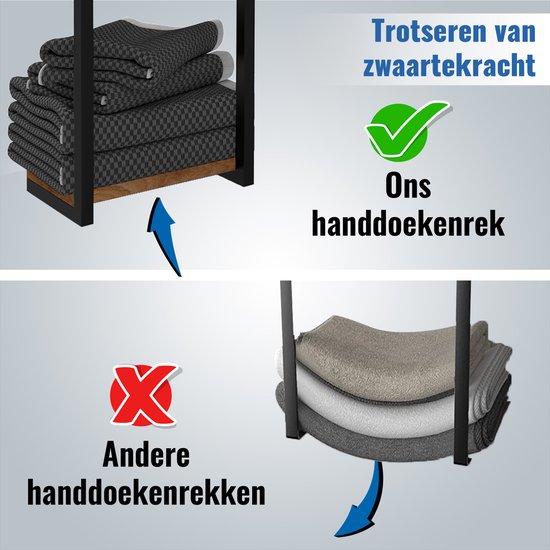 Handtuchhalter - Handtuchhalter - Für Bad und Küche - 86*32*18cm - Größe L