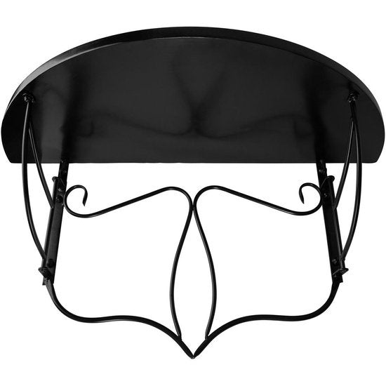 tectake - Balkontisch Mosaik klappbar weiß/blau - 402766