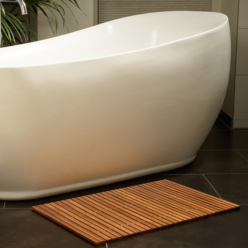 Casaria Badematte aus robustem Akazienholz - FSC-zertifiziert