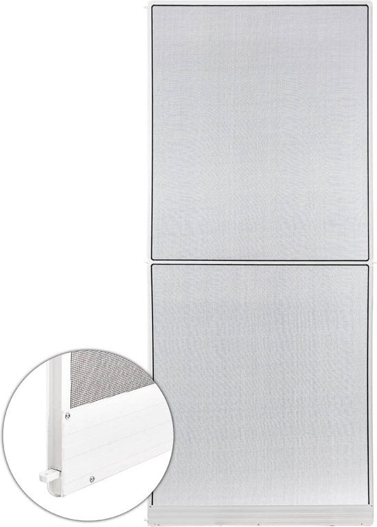 tectake - Fliegenvorhang Fliegengittertür - 95x210 cm - weiß - 401198