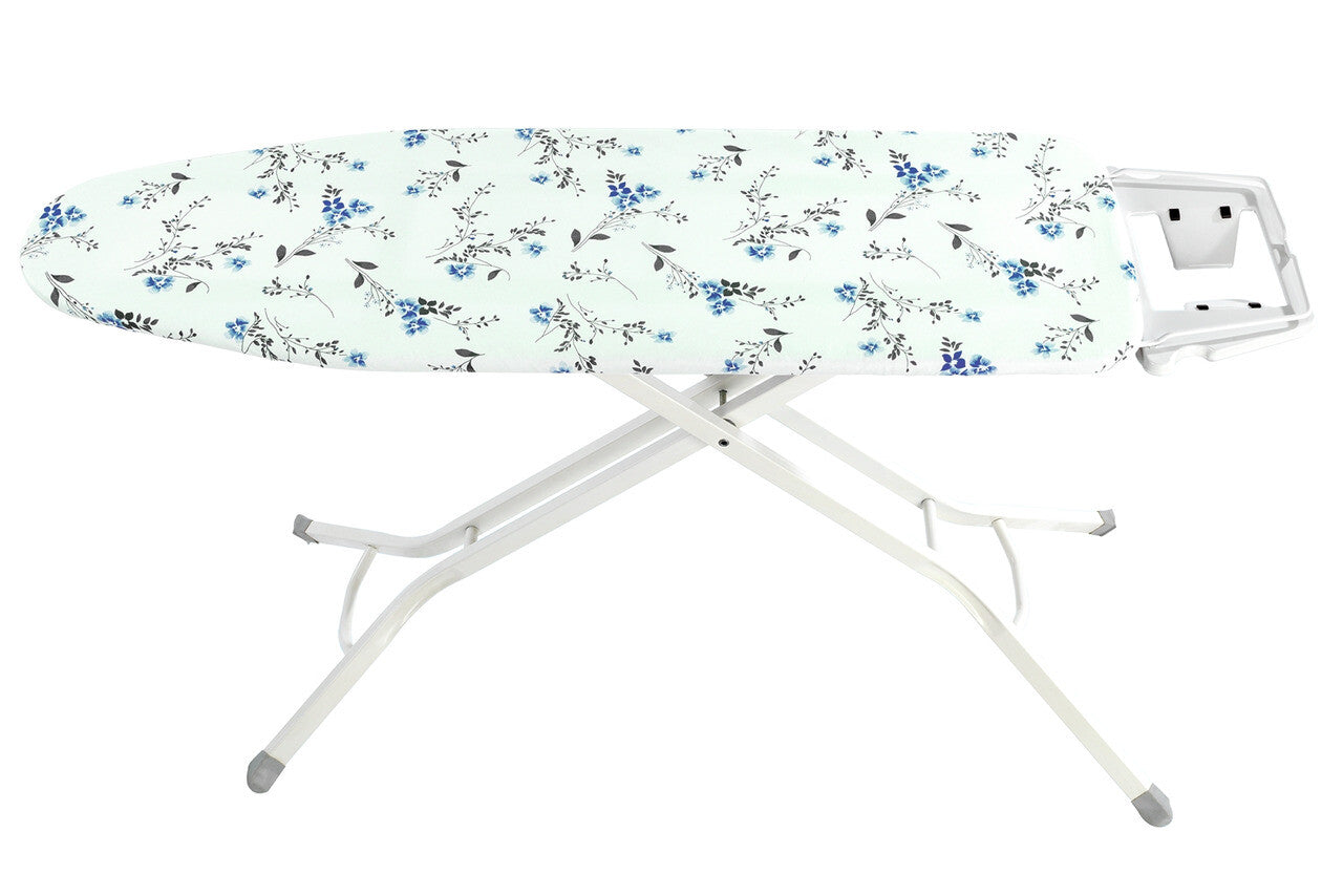 Wenko Bügelbrettbezug Floral Blau 130 x 50 cm
