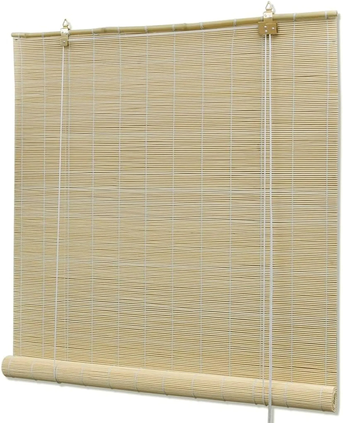 vidaXL Bambus-Rollo – 80 x 220 cm – Naturfarben – Lichtdurchlässig und blickdicht