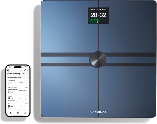 Withings Body Comp - Black-Smart-Waage - Ganzkörperanalyse