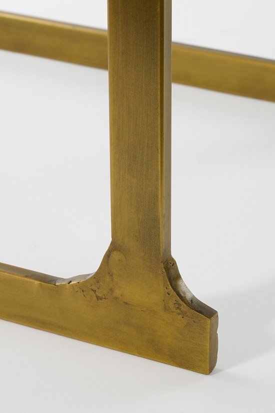 Mica Decorations Kevin Beistelltisch - 2er-Set - L48 x B37 x H52 cm - Metall - Gold