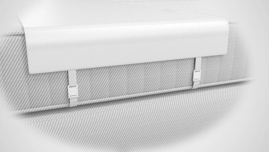 Earkings Bett Binder - 235x50cm - Weiß