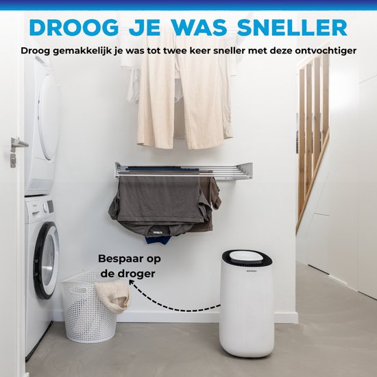 Sofresh Virgo 2-in-1 Luftentfeuchter und Luftreiniger – Kapazität 16 l – Weiß