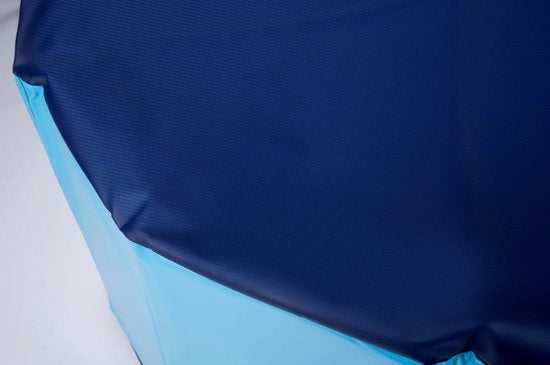 maxxpro Hundeschwimmbad - 120 x 30 CM - Mittlere Hunderassen - Faltbares Hundebad - Anti-Rutsch-Boden - mit Entleerungsventil - Blau