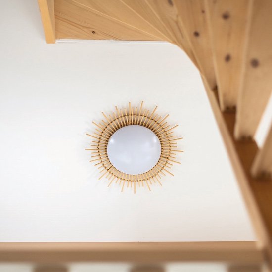 LED-Deckenleuchte Ø 50 cm Liberty Bell – Bambusleuchte –