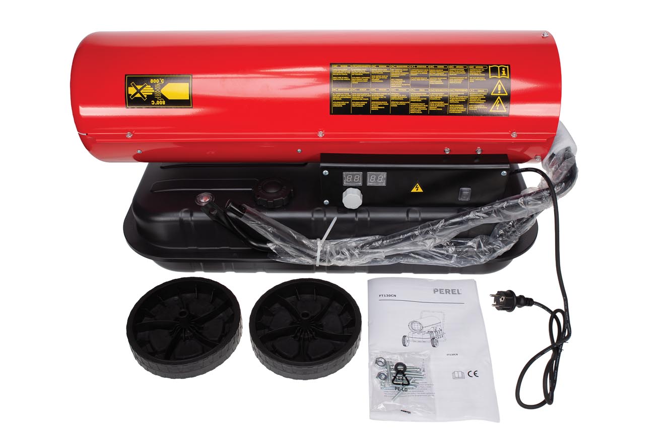 Perel Diesel-Heißluftkanone – 30 kW – Geeignet für 420 m²