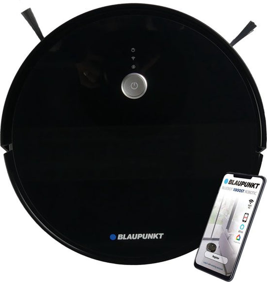 Blaupunkt - Bluebot XBOOST BPK-VCBB1XB - Staubsaugerroboter mit Wischfunktion - Ladestation - Turbo-Saugfunktion