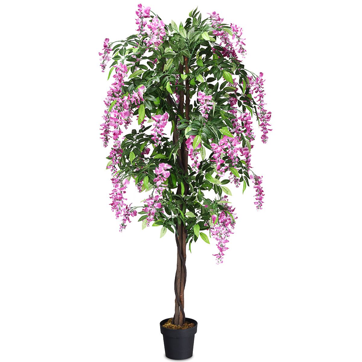 Coast Kunstbaum Blauregen 180 cm – Rosa – Gärtnerei-Topf