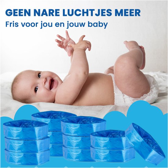 Saaf Windeleimer Refill geeignet für Tommee Tippee - 12 Stück - ±2760 Windeln - Geeignet für Sangenic und Twist & Click