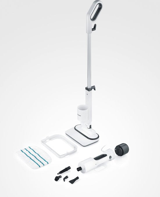 Severin SC 7142 – 2-in-1-Dampfreiniger mit multifunktionalem Zubehör – 7 Meter langes Kabel