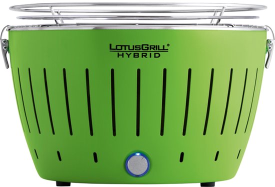 LotusGrill Classic Hybrid Tischgrill – Ø 350 mm – Grün