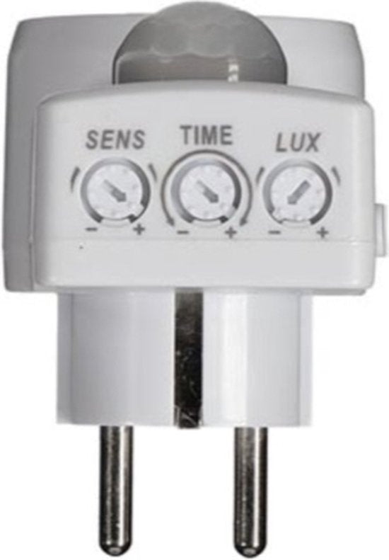 Perelstecker mit Bewegungsmelder - Pin Erde