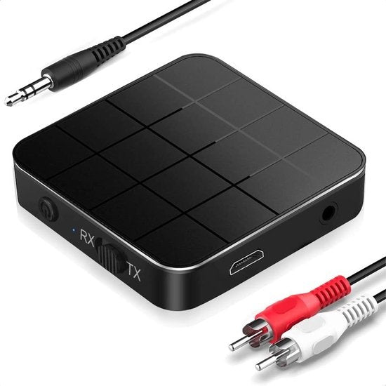 Strex Bluetooth-Sender & -Empfänger - 10m Reichweite - AUX/RCA - Schwarz
