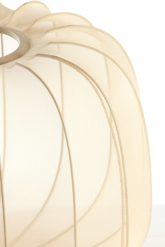 Light & Living – Lampenschirm – Plumeria – beige – Stoff – Ø 50 cm – E27 – 2981627