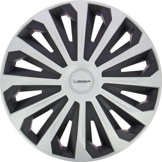 Michelin Radkappen 14 Zoll – schwarz/silber – 4 Stück