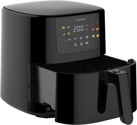 Inventum GF501HLDB Airfryer XL – 5 l – 11 Programme – 70–200 °C – Für bis zu 5 Personen – Schwarz – WK