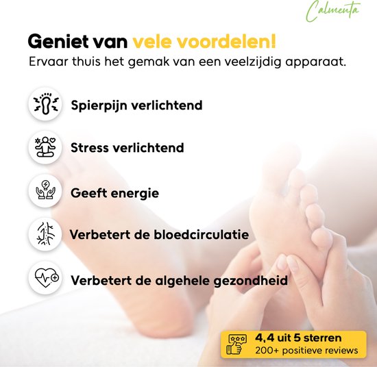 CALMENTA® Durchblutungsgerät - Für Beine, Füße und Rücken - Durchblutung - Beintrainer - Vibrationsplatte - Neuropathie - Durchblutungsgerät