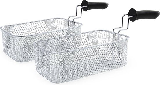 Tomado TDF6001B - Doppelfritteuse - 2 x 3 Liter - Kaltzone - schwarz