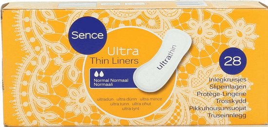 Sence Slipeinlagen, Normal, 28 Stück