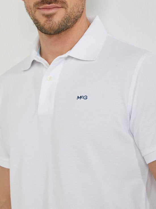 McGregor Piqué-Polo, weiß – Größe 3XL – Herren