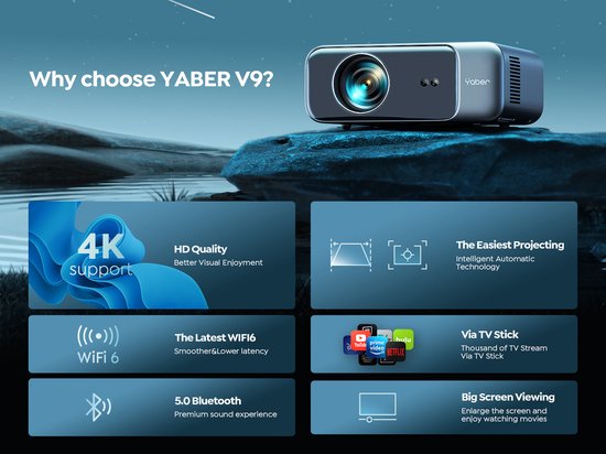 Yaber – Pro V9 – Projektor
