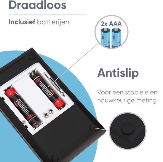 Trendfield Präzisionswaage 0,001 Gramm Inkl. Batterien - Digitale Küchenwaage - Medizin, Kräuter, Schmuck - Schwarz