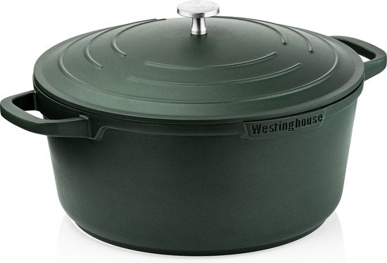 Westinghouse Performance Bratpfanne – Ø 24 cm – Induktionspfanne – inklusive Deckel – grün