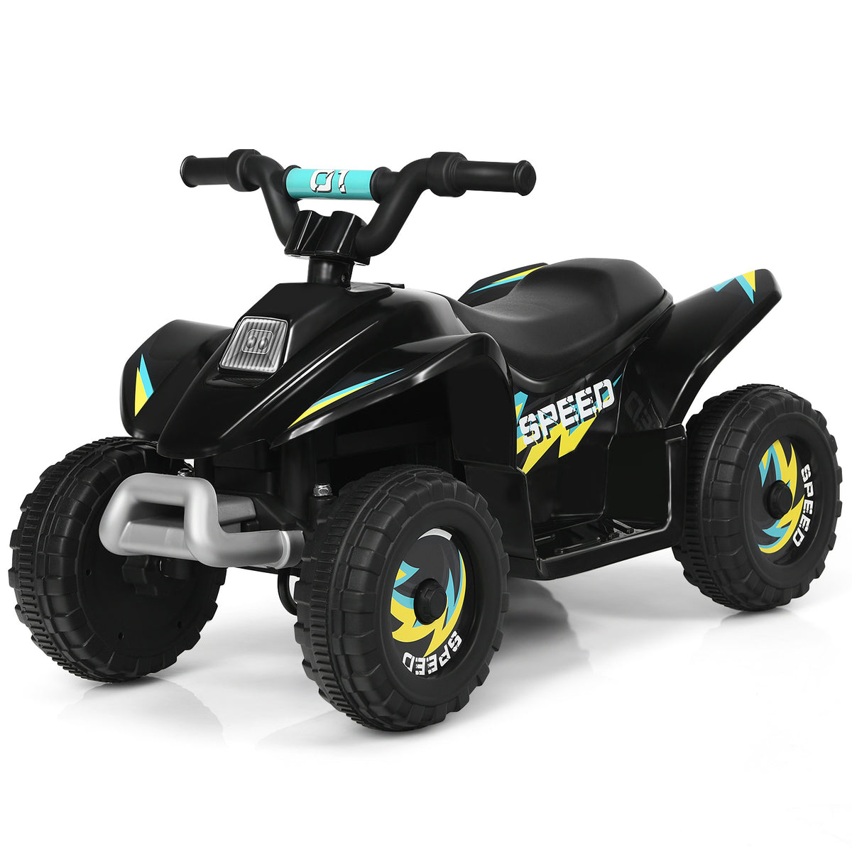 Coast Elektroauto für Kinder Elektro-Kinder-Quad Kinder-Motorrad 73 x 40 x 44,5 cm schwarz