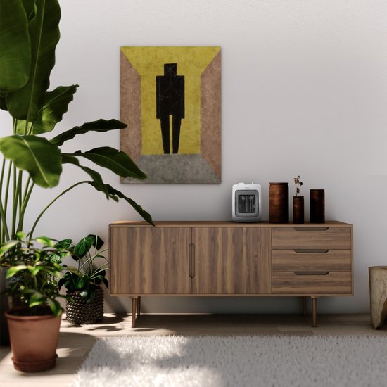Inventum KC221W - Keramischer Elektroheizer - Freistehend - Gebläsebetrieb - Bis zu 60 m3 - Weiß/Schwarz