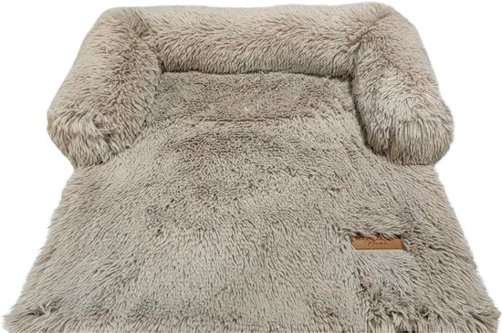 By Cee Cee Original Hundedeckenbank - Hundedeckenbank - Hundekorb - Premium - komplett abnehmbar - Mocha Taupe - 75x90 - Größe S