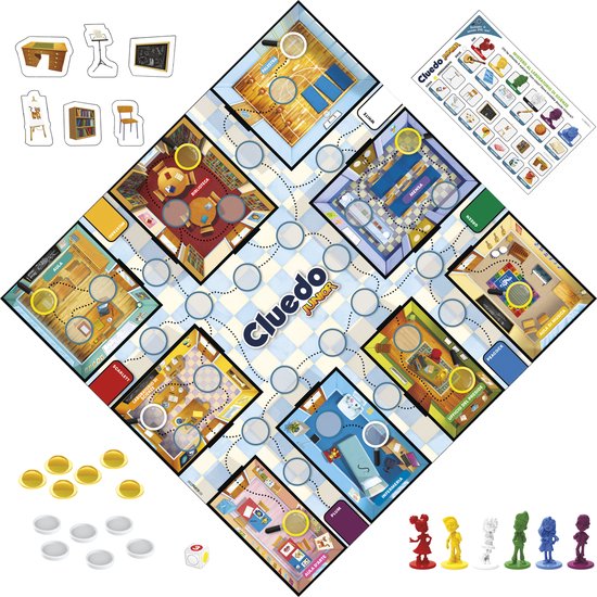 Cluedo Junior – Brettspiel – Hasbro Gaming Classic – Gesellschaftsspiel