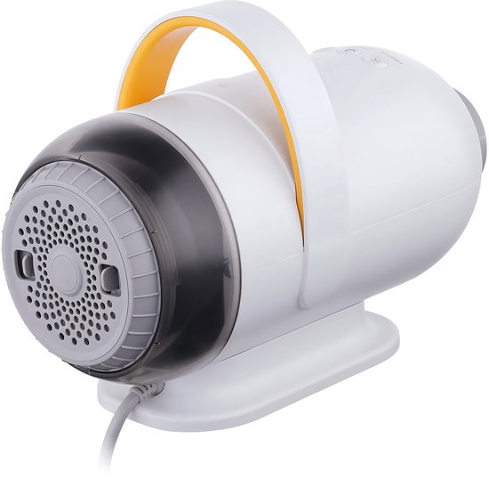 Fuegobird CL-DP Haustier-Luftgebläse – Professioneller Hundeföhn – Leises Design – 50 dB – Mit 4 Aufsätzen – Hundetrockner – Mit Saugmodus – Weiß
