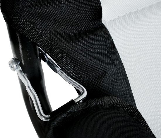 Feel Home - Dormi Outdoor-Sitzmöbel - Scissor - Schwarz und Weiß - 2 Stück