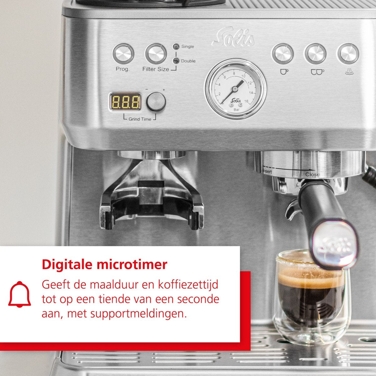 Solis Grind & Infuse Perfetta 1019 Espressomaschine - Silber