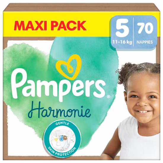 Pampers – Harmonie – Größe 5 – Mega-Pack – 70 Stück – 11/16 kg