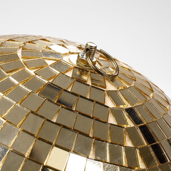 Mica Decorations Weihnachts-Discokugel – Ø 50 cm – Champagner